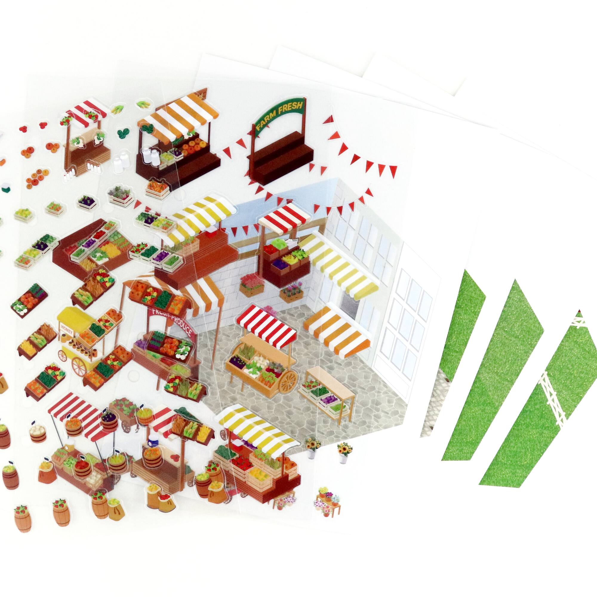 Farmers Market Sticker Scene Kit by Recollections™